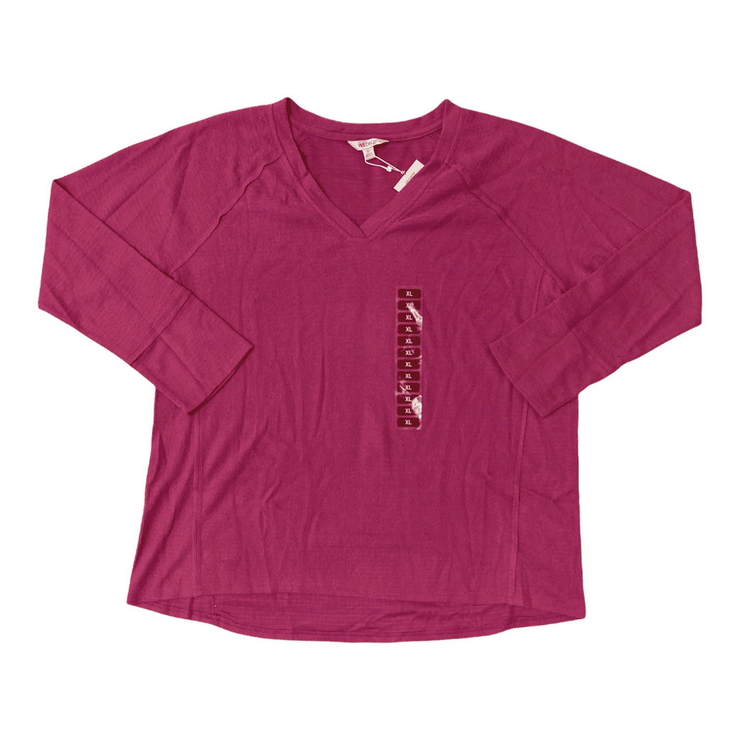 V-Neck Haley Brushed Sweater Waffle 