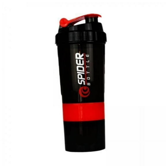 Vaveren 2xProtein Shaker Bottle Portable Supplement Shakes for Protein Mixes Mixer Bottle Red