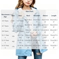 thumbnail image 4 of Puntoco Girls Long Rain Jacket Waterproof with Hood Lightweight Windbreaker Raincoat Plus Size Travel Camping Outdoor Coat Blue 10-11 Years, 4 of 9