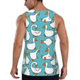 thumbnail image 3 of Haiem Cartoon Funny Goose Men Workout Tank Top Gym Bodybuilding Sleeveless Muscle T Shirts Athletic Tank Breathable Workout Shirt-Small, 3 of 9