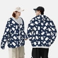 thumbnail image 3 of KLL Swan Print Men's Women’s UPF 50+ Sun Protection Outdoor Hoodie Jacket Long Sleeve Fishing Hiking Performance Shirt-Medium, 3 of 6