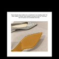 thumbnail image 4 of fastboy 2 Pcs Chaussures Époustouflantes Cuir Texture Riche Chaussures Résistantes à l'Usure pour Mocassins Lot de 2/lot Chaussures Confortables pour Cour Argent 39.1, 4 of 6