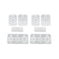 thumbnail image 5 of Molde de Fundición de Resina SHUYMXG Silicona Copo de Nieve 10 Piezas, 5 of 5