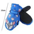thumbnail image 2 of Kids Winter Snow Gloves Baby Boys Waterproof Ski Mittens Girls Windproof Warm Glove, 2 of 4