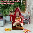 thumbnail image 6 of AUDeals 4PCS Bags Canvas Gift Bags Reusable Christmas Tote Bags New Year's Christmas 7.8*9.4 Inch Reusable Gift Goodie Bag for Gifts Wrapping Storage, 6 of 9