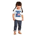 thumbnail image 4 of Puerto Rico Power PR Flag Pride Toddler Boy Girl T Shirt Infant Toddler Brisco Brands 12M, 4 of 6