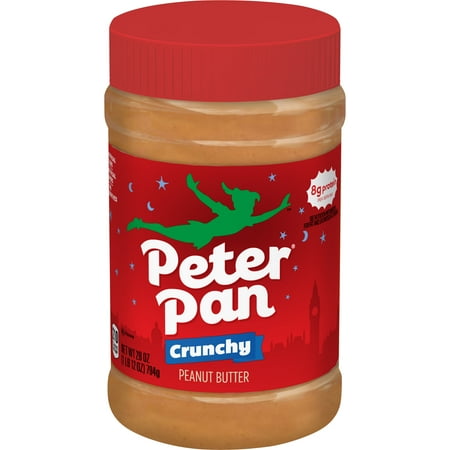 Peter Pan Crunchy Peanut Butter, Chunky Peanut Butter, 28 Oz
