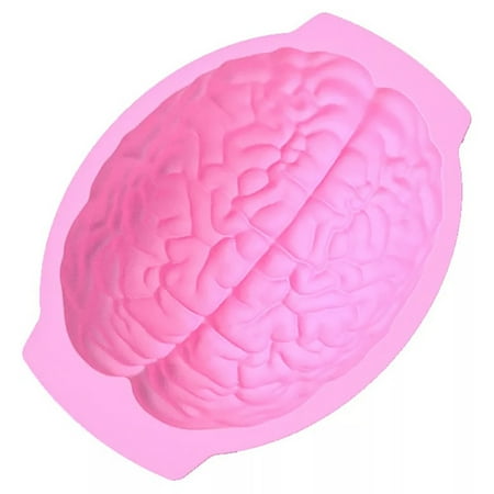 

New Brain Cake Mold Pink Pgeraug Clearance! Dessert Mold 3D Baking Cake for Ice Food Grade Silicone Diy Large Cake Pan Decor Birthd Ay Party Pink