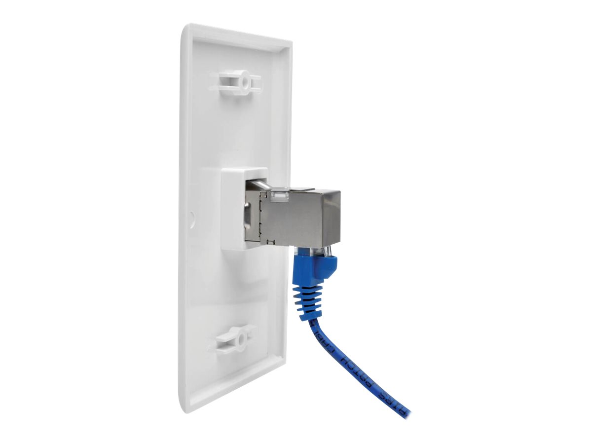 Tripp Lite Cat6a Straight Through Modular Shielded In Line Coupler RJ45 F/F N235-001-SH-6AD - image 5 of 5
