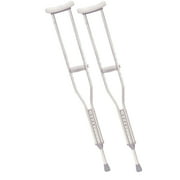 Drive Medical Walking Crutches with Underarm Pad and Handgrip, Adult, 1 Pair