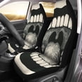 thumbnail image 2 of ZHANZZK Set of 2 Car Seat Covers Marbling Universal Auto Front Seats Protector Fits for Car,SUV Sedan,Truck, 2 of 5
