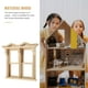 thumbnail image 3 of Accesorio de ventana para casa de muñecas, decoración de Mini casa DIY, Mini ventana de madera en blanco, accesorio para casa de muñecas, 3 of 5