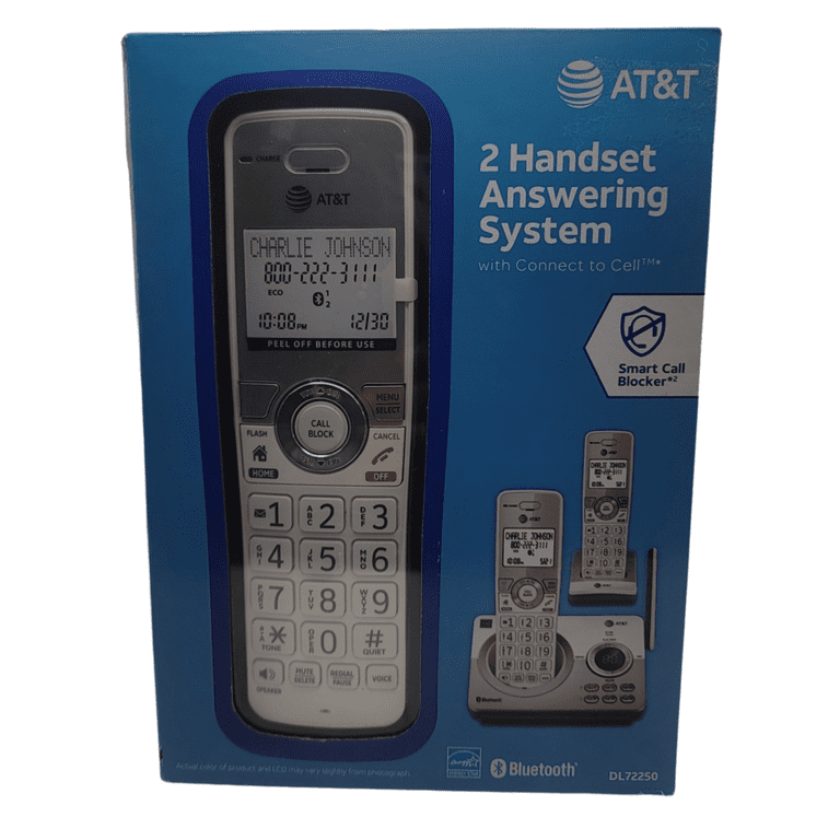 Alcatel E160 Blu Telefono Cordless DECT con Blocco Chiamate Indesiderate, Ampio Display Retroil