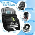 thumbnail image 4 of Car Seat Travel Bag for Airplane: Car Seat Bags for Air Travel Fit All Car Seats, Infant Carriers & Booster Seats, Carseat Cover, 4 of 6