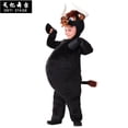 thumbnail image 3 of Nuevo disfraz de fiesta de Halloween para niños pequeños, animales, toro negro, Ferdinand, disfraz de carnaval, monos de dibujos animados, 3 of 5