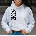 thumbnail image 2 of Graduation Clothes 2026 Grad Party Outfit 2026 Graduation Gifts Class of 2K26 Pullover Hoodie Sweatshirt Medium Ash, 2 of 5