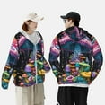 thumbnail image 5 of Picia Colorful Mushroom Women's Men's UPF 50+ Sun Protection Hoodie Shirt Long Sleeve SPF Fishing Outdoor UV Hiking Lightweight Shirts-XX-Large, 5 of 9