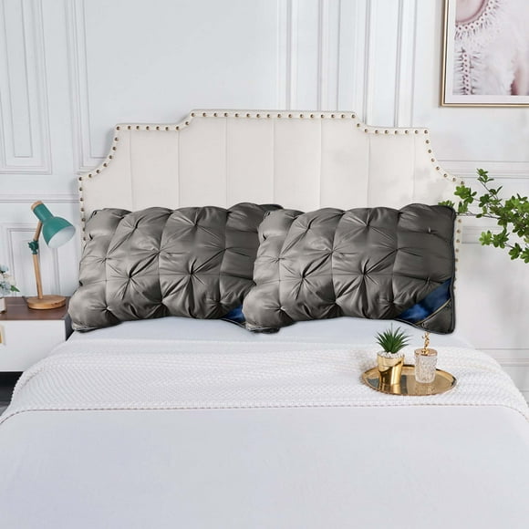 Pillows on Sale Clearance, Twisted Down Pillow Washable Bedding Size Bed Pillow White Cool Hotel Quality Corner Propped Pillow for Back Flat or Side Sleeping, Memory Foam Pillows(Gray, 18.9x29.1in)