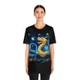 thumbnail image 3 of Behold the Night Dragon Unisex Jersey Short Sleeve Tee, 3 of 4