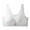 ZB-White, variant on XFLWAM Women's Mesh Floral Lace Lightweight Bras Full Figure No Underwire Bra Push Up Comfy Breathable Everyday Bralettes