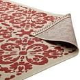 thumbnail image 5 of Modway Ariana Vintage Floral Trellis 4x6 Indoor and Outdoor Area Rug in Red and Beige, 5 of 9
