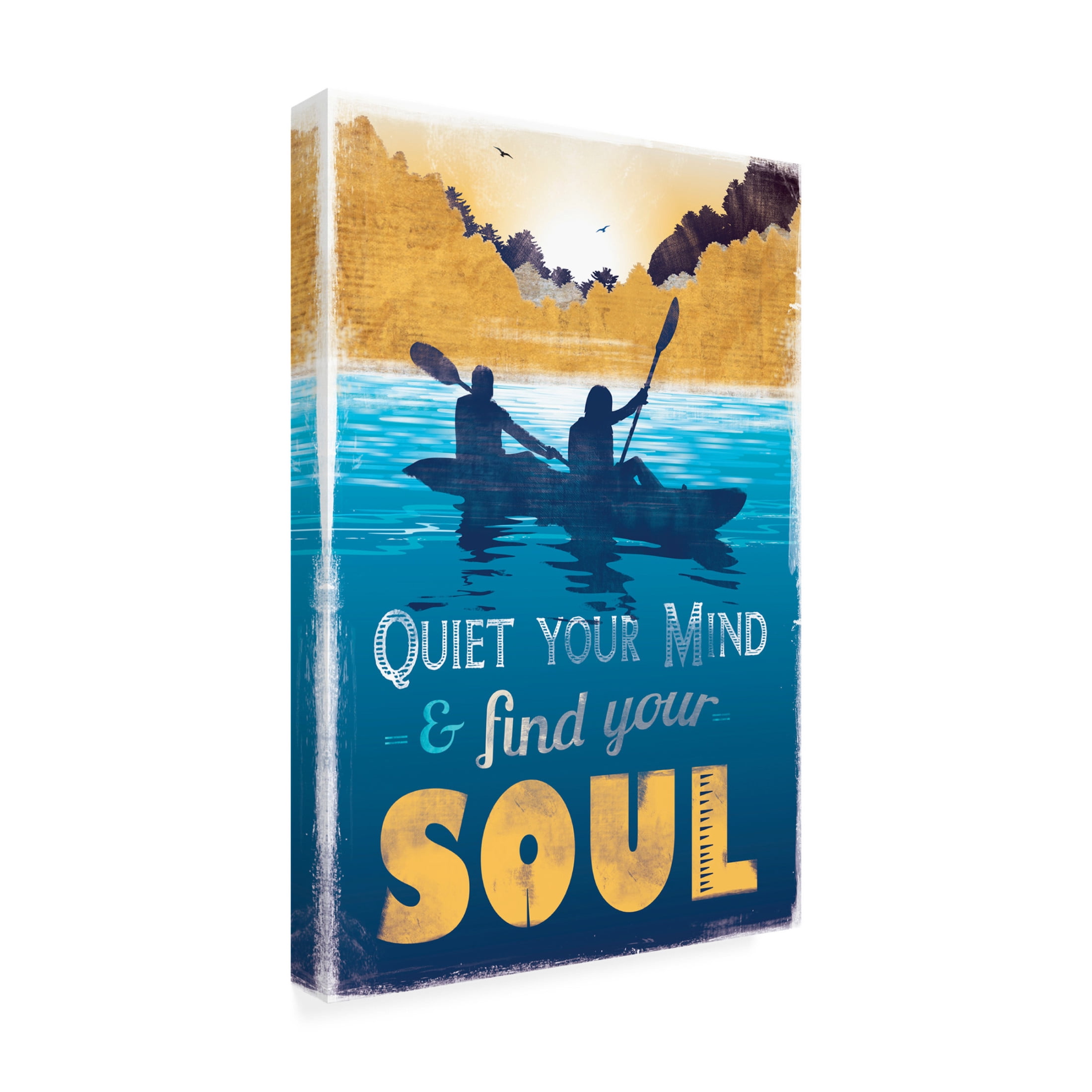 Trademark Fine Art Judi Bagnato Quiet Mind Find Soul Canvas Wall Art