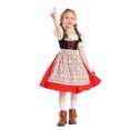 thumbnail image 5 of Edvintorg Dresses for Girls Halloween Costumes Floral Print Square Neck Puff Sleeve A Line Party Dress Kids Clothes Girls Size 4-16, 5 of 9