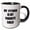 Black/White, variant on 3drose, My Python Is My Favorite Child Funny Snake Pet Mom Dad Humor Joke, 11oz Two-tone Yellow Mug