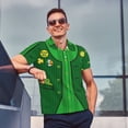 thumbnail image 4 of Fotbe St Patrick's day Camiseta Polo de Golf para Hombre con Estampado – Camisa Deportiva Transpirable con Cuello Abotonado-Small, 4 of 6