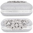 thumbnail image 6 of Crystal Evening Bag Rhinestone Bride and Bridesmaid Wedding Prom Party Formal Clutch Purses for Women Evening, 6 of 6