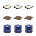 thumbnail image 1 of PUR 3x Air + 3x Cabin + 3x Engine Oil Filter (9 Total) Kit for Car Subaru Outback Legacy KFM-101580, 1 of 2