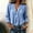 Blue, variant on Lumistal Linen Shirts For Women V Neck Long Sleeve Shirt for Women Solid Color Loose Fit Casual Blouse Lightweight Summer Vacation Tops Daily Wear Yellow M