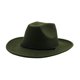 thumbnail image 2 of Sombrero de vaquero Sombreros de vaquera Accesorios para disfraces Accesorios para fotos Sombrero de jazz Sombrero para el sol para Verde oscuro, 2 of 9