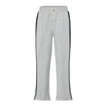 thumbnail image 5 of KyCheLot Men's Baggy Sweatpants Striped High Waist Wide Leg Track Pants Athletic Joggers with Pockets, 5 of 6