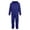 Blue, variant on ZHOGXU Hooded Jumpsuits Unisex Zipper Front Bodysuit Cozy Lightweight Hoodie Rompers Loungewear,Dark Blue,XXXXL