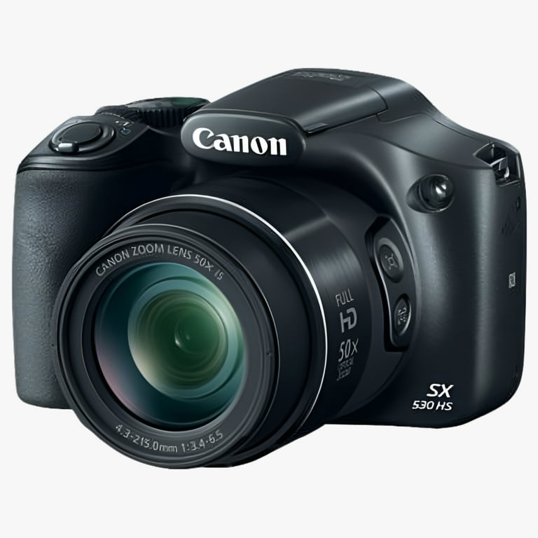 Canon SX530 HS Compact Camera, 16.0 MP, 1080p/30fps, 50x Zoom, Wi 