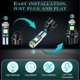 thumbnail image 2 of 40 Pieces T5 T10 LED Bulbs Dash Lights with Twist Socket Instrument Dashboard Light LED Bulbs for I, 2 of 5