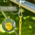 thumbnail image 6 of JBeeCtrl Baby Swing High Back Full Bucket Toddler Swing Seat with Coated Chain and Carabiners, 1 Pack, 7.8 x 17.7 x 11 in- Yellow, 6 of 7