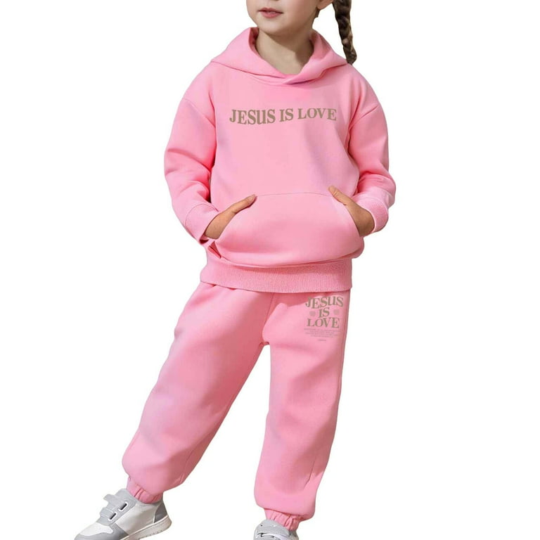 Baby Girl Fall Outfits Girls Comfortable Hoodies Set For Travel