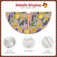 thumbnail image 5 of Balery Lavender Flowers Printed Christmas Tree Skirt , Merry Christmas Party Christmas Tree Decoration,Adjustable Tree Skirt-36", 5 of 8