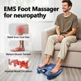 thumbnail image 4 of OSITO Rechargeable EMS Foot Massager for Neuropathy, TENS Foot Massager with 8 Reusable Electrode Pads, Foot Massager for Circulation and Pain Relief, 15 Modes 99 Intensities (Blue), 4 of 8