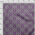 thumbnail image 2 of oneOone Cotton Poplin Purple Fabric Geometric & Floral Block Diy Clothing Quilting Fabric Print Fabric By Yard 56 Inch Wide, 2 of 4
