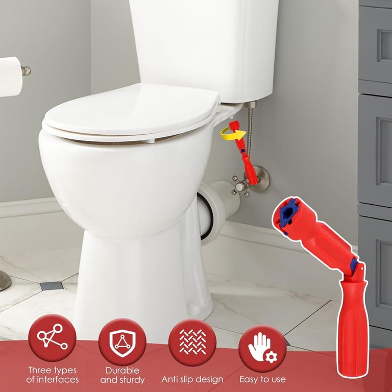 General Toilet Flush Valve Repair Set – GP1229656 Replacement Kit With Lid Center Guide & Chain For Single Flush Tanks