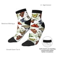 thumbnail image 6 of Pofeuu Multicolored Butterflies Print 30cm Socks, Adult Running Hiking Socks for Youth and Adult, 6 of 7