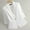 White, variant on Uaswgudfs Women 3/4 Sleeve Lightweight Spring Summer Blazer Jackets