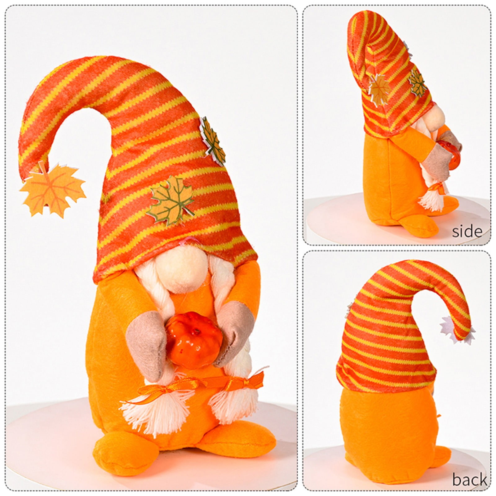 Xolikefi Fall Gnomes Plush Autumn Halloween Gnome Plush Thanksgiving