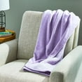 thumbnail image 2 of Parent's Choice Pastel Lilac Purple Cozy Chenille Blanket, 30" x 40", 2 of 8