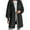 Black, variant on Women's Winter Hooded Jacket Soft Cozy Oversized Outerwear Casual Loose Fit Long Sleeve Warm Coat For Fall And Cold Weather Black, XL