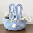 thumbnail image 5 of Woven Rope Basket, Desktop Organizer Basket, Multi-Purpose Storage Bin, Snack Holder for Party, Cosmetic Organizer Tote, Home Sundries Basket, Easter Spring Table Centerpiece for Holiday, 5 of 6