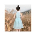 thumbnail image 2 of Girls Dress Halter Blue White Stripe Summer Cotton Sleeveless 6 Years, 2 of 6